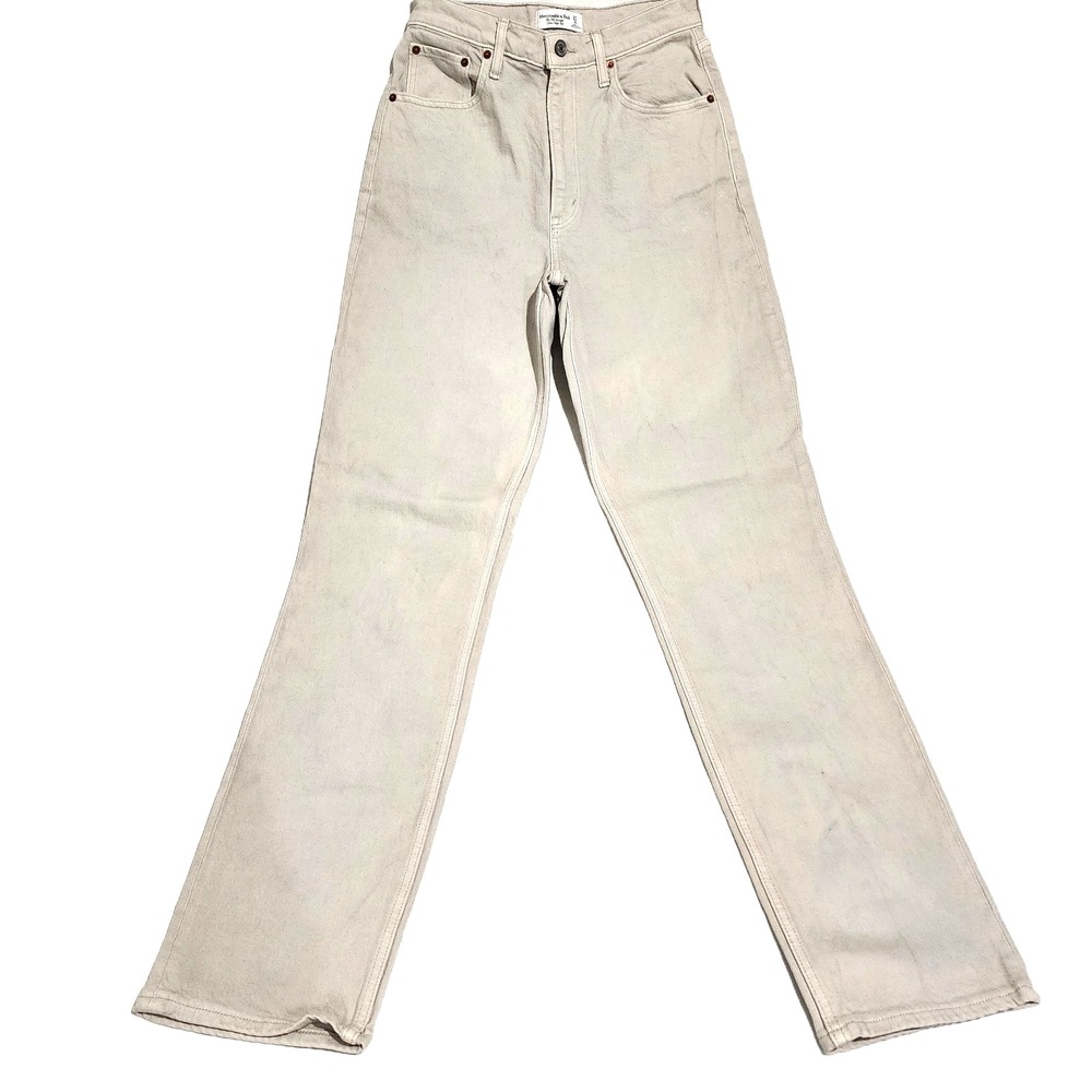Abercrombie Fitch Jeans Womens 27 4L The 90s Straight Ultra High Rise Curve Love